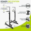 image:imageProsourceFit Power Dip Station Adjustable Height Upper Body Equipment for Home GymBlack
