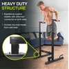 image:imageProsourceFit Power Dip Station Adjustable Height Upper Body Equipment for Home GymBlack