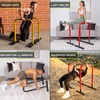 image:imageProsourceFit Power Dip Station Adjustable Height Upper Body Equipment for Home GymRed