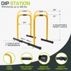 image:imageProsourceFit Power Dip Station Adjustable Height Upper Body Equipment for Home GymYELLOW