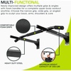 image:imageProsourceFit WallMounted PullUp  ChinUp Bar Heavy Duty 300 lb Capacity Black