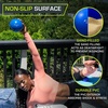 image:imageProsourceFit Weighted Toning Exercise Balls for Pilates Yoga Strength Training and Physical Therapy 2 lb to 8 lb Color CodedBlue  4 lb