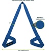 image:imageProsourceFit Yoga Mat Carrying Sling Easy Adjustable Carry Strap 152cm Long Cotton  MulticolorNavy