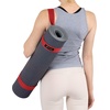 image:imageProsourceFit Yoga Mat Carrying Sling Easy Adjustable Carry Strap 60 Long Cotton Red