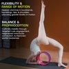 image:imageProsourceFit Yoga Wheel Prop 12 for Improving Yoga Poses Backbends Flexibility Balance Stretching Relaxation