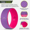 image:imageProsourceFit Yoga Wheel Prop 12 for Improving Yoga Poses Backbends Flexibility Balance Stretching Relaxation