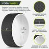 image:imageProsourceFit Yoga WheelsBlackWhite