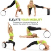 image:imageProsourceFit Yoga WheelsBlackWhite