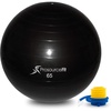 image:imageProsourceFit Stability Exercise Ball with Foot Pump Black 55 65 75 cm AntiBurst up to 2000 lb for Fitness Pilates Balance and Yoga65cm