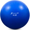 image:imageProsourceFit Weighted Toning Exercise Balls for Pilates Yoga Strength Training and Physical Therapy 2 lb to 8 lb Color CodedBlue  4 lb