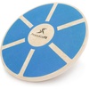 image:imageProsourceFit Wooden Balance Board NonSlip Wobble Core Trainer 1575in 395cm Diameter with 360 Rotation for Stability Training Full Body Exercises Physical TherapyBlue