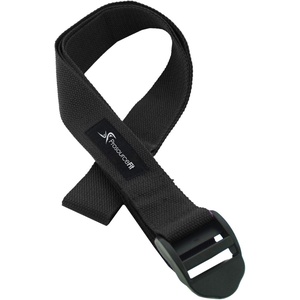 image:imageProsourceFit Durable Cotton Cinch Buckle Yoga Strap for Stretching Flexibility amp Physical TherapyBlack