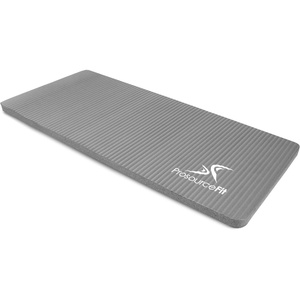 image:imageProsourceFit Extra Thick Yoga Knee Pad and Elbow Cushion 15mm 58 Fits Standard Mats for Pain Free Joints in Yoga Pilates Floor WorkoutsGrey