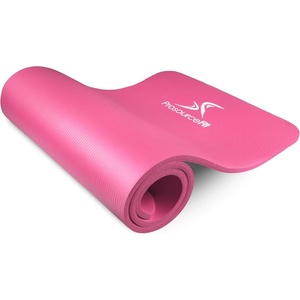 image:imageProsourceFit Extra Thick Yoga and Pilates Mat 71inch Long High Density Exercise Mat with Comfort Foam and Carrying StrapPink