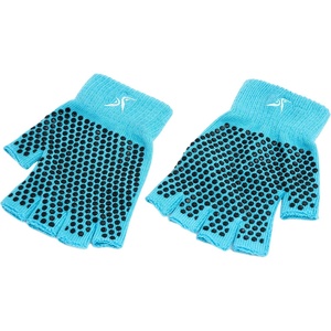 image:imageProsourceFit Grippy Yoga Gloves Yoga Hand Grips with Firm Fingerless Design One Size Fits All Yoga Gloves with Grips for Women and MenAqua