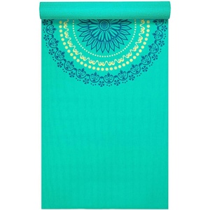 image:imageProsourceFit Mandala Yoga Mat 316 5mm Thick Workout Surface with Exclusive Printed Designs for Stylish Comfort Stability and Balance NonSlip Option for Yoga and PilatesMandala  Green