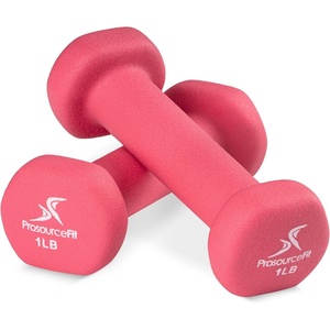 image:imageProsourceFit Neoprene Dumbbell Coated for NonSlip Grip1Pound