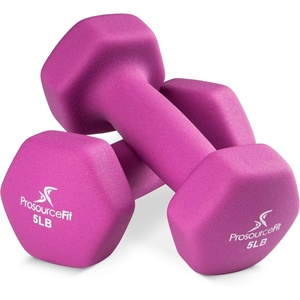 image:imageProsourceFit Neoprene Dumbbell Coated for NonSlip Grip5Pound