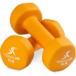 image:imageProsourceFit Neoprene Dumbbell Coated for NonSlip Grip6Pound