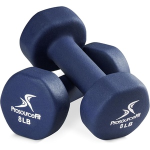 image:imageProsourceFit Neoprene Dumbbell Coated for NonSlip Grip8Pound