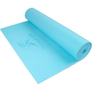 image:imageProsourceFit Original Yoga Exercise Mat 14 6mm Thick for Comfort and Stability with Carrying Straps Non Slip Multiple ColorsAqua