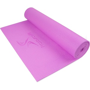 image:imageProsourceFit Original Yoga Exercise Mat 14 6mm Thick for Comfort and Stability with Carrying Straps Non Slip Multiple ColorsPurple