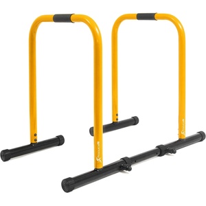 image:imageProsourceFit Power Dip Station Adjustable Height Upper Body Equipment for Home GymYELLOW