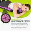 image:imageProsourceFit Acupressure Mat and Pillow Set for BackNeck Pain Relief and Muscle Relaxation OrangeBlackPink