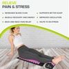 image:imageProsourceFit Acupressure Mat and Pillow Set for BackNeck Pain Relief and Muscle Relaxation OrangeBlackPink