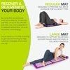 image:imageProsourceFit Acupressure Mat and Pillow Set for BackNeck Pain Relief and Muscle Relaxation OrangeBlackPink