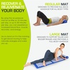 image:imageProsourceFit Acupressure Mat and Pillow Set for BackNeck Pain Relief and Muscle Relaxation OrangeBlueWhite