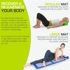 image:imageProsourceFit Acupressure Mat and Pillow Set for BackNeck Pain Relief and Muscle Relaxation OrangeGreenWhite