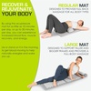 image:imageProsourceFit Acupressure Mat and Pillow Set for BackNeck Pain Relief and Muscle Relaxation OrangeGreyGrey