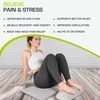 image:imageProsourceFit Acupressure Mat and Pillow Set for BackNeck Pain Relief and Muscle Relaxation OrangeGreyGrey