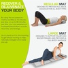image:imageProsourceFit Acupressure Mat and Pillow Set for BackNeck Pain Relief and Muscle Relaxation OrangeGreyWhite