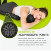 image:imageProsourceFit Acupressure Mat and Pillow Set for BackNeck Pain Relief and Muscle Relaxation OrangeLarge  BlackBlack