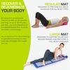 image:imageProsourceFit Acupressure Mat and Pillow Set for BackNeck Pain Relief and Muscle Relaxation OrangeLarge  PinkWhite
