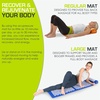 image:imageProsourceFit Acupressure Mat and Pillow Set for BackNeck Pain Relief and Muscle Relaxation OrangeOrangeWhite
