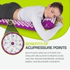 image:imageProsourceFit Acupressure Mat and Pillow Set for BackNeck Pain Relief and Muscle Relaxation OrangePurple