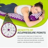 image:imageProsourceFit Acupressure Mat and Pillow Set for BackNeck Pain Relief and Muscle Relaxation OrangePurpuleWhite