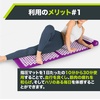image:imageProsourceFit Acupressure Mat and Pillow Set for BackNeck Pain Relief and Muscle Relaxation OrangePurpuleWhite
