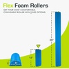 image:imageProsourceFit Flex Foam Rollers for Muscle Massage Physical Therapy Core amp Balance Exercises StabilizationBlue 12x3