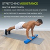 image:imageProsourceFit Flex Foam Rollers for Muscle Massage Physical Therapy Core amp Balance Exercises StabilizationBlue 36x3