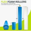image:imageProsourceFit Flex Foam Rollers for Muscle Massage Physical Therapy Core amp Balance Exercises StabilizationBlue 36x6
