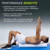 image:imageProsourceFit Flex Foam Rollers for Muscle Massage Physical Therapy Core amp Balance Exercises StabilizationWhite 36x6