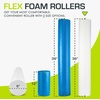 image:imageProsourceFit Flex Foam Rollers for Muscle Massage Physical Therapy Core amp Balance Exercises StabilizationWhite 36x6