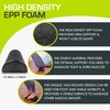 image:imageProsourceFit High Density Foam Rollers  inches long Firm Full Body Athletic Massager for Back Stretching Yoga Pilates Post Workout Trigger Point ReleaseBlack  12 X 3