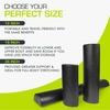 image:imageProsourceFit High Density Foam Rollers  inches long Firm Full Body Athletic Massager for Back Stretching Yoga Pilates Post Workout Trigger Point ReleaseBlack  12 X 3