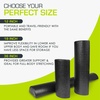 image:imageProsourceFit High Density Foam Rollers  inches long Firm Full Body Athletic Massager for Back Stretching Yoga Pilates Post Workout Trigger Point ReleaseBlack  36x 3