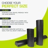 image:imageProsourceFit High Density Foam Rollers  inches long Firm Full Body Athletic Massager for Back Stretching Yoga Pilates Post Workout Trigger Point ReleaseBlack